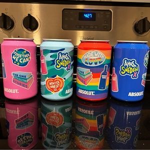 Set of 4 Limited Edition Absolut Vodka Pride Cups